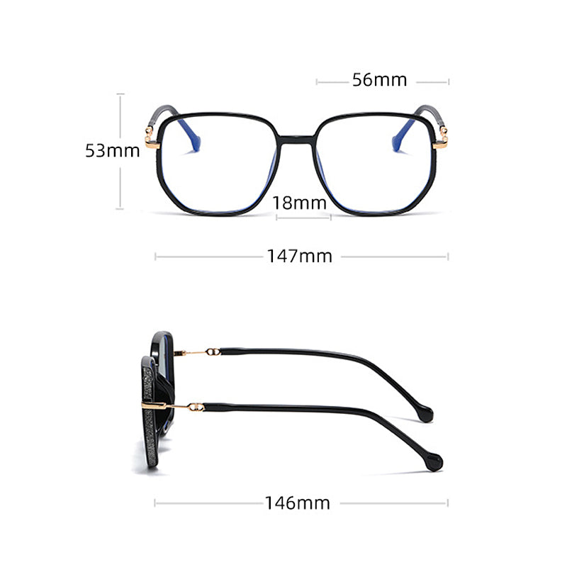 Stylische Anti-Blaulicht-Brille zum Abnehmen