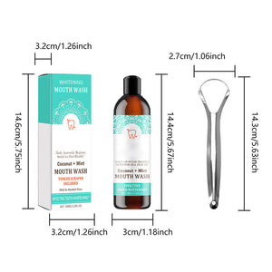 Mundwasser für weiße Zähne