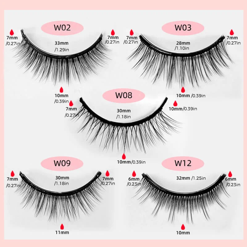 Selbstklebende falsche Wimpern