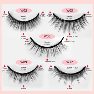 Selbstklebende falsche Wimpern