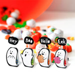 Niedliche Geister kreative DIY-Lollipop verzierte Karte