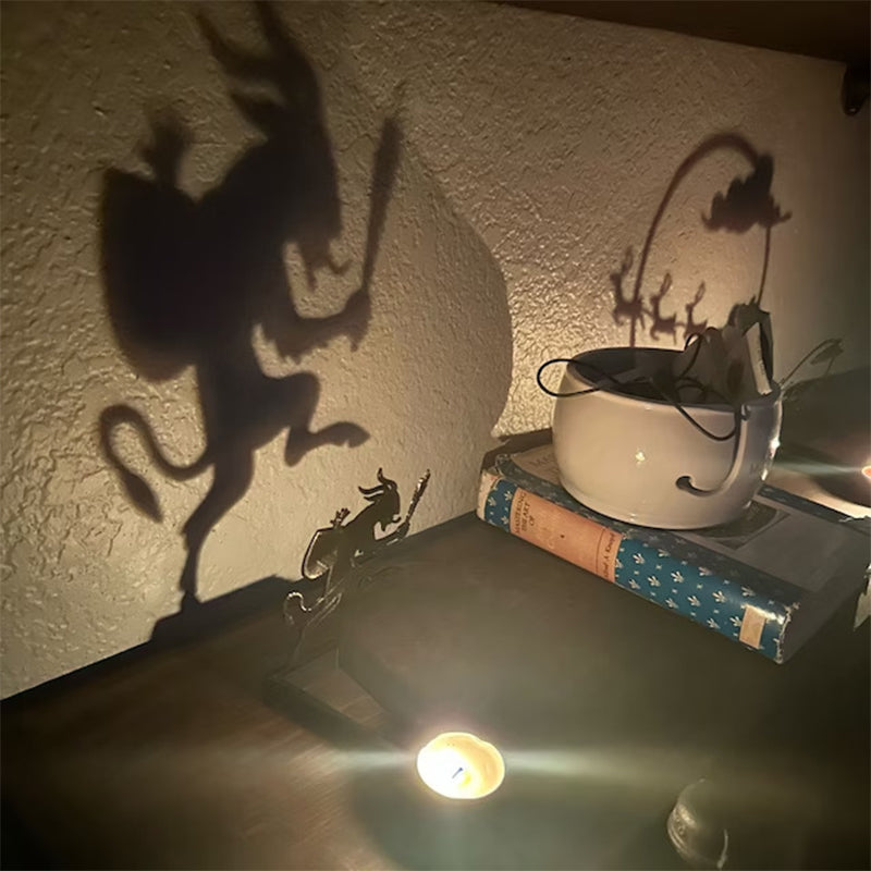 Gruseliges Halloween Schattendekor