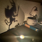 Gruseliges Halloween Schattendekor