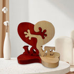 Herzornament aus Holz