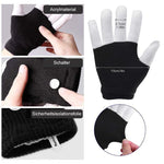 Leuchtende Handschuhe 3 Farben 6 Modi