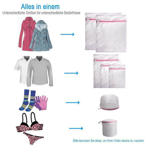 Anti-Wickel Wäschetasche， 7 Stücke - hallohaus