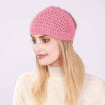 Ausgehöhlter Pferdeschwanz Frauen Beanie