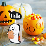 Niedliche Geister kreative DIY-Lollipop verzierte Karte