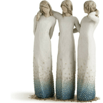 An meiner Seite, geformte handbemalte Figur