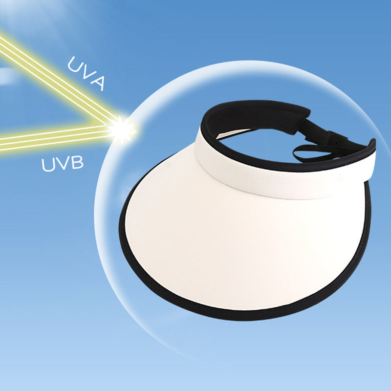 Faltbarer Sonnenschutz-Sonnenhut mit großer Krempe