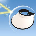 Faltbarer Sonnenschutz-Sonnenhut mit großer Krempe