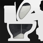 Sanduhr-Timer in Toilettenform