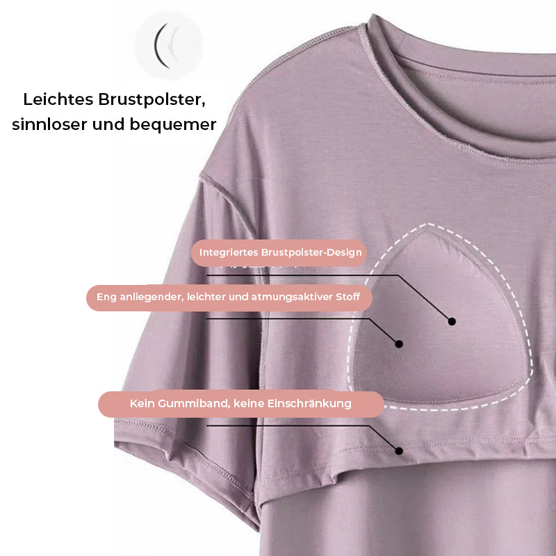 Damen Modal Kurzarm Schlafanzug Set