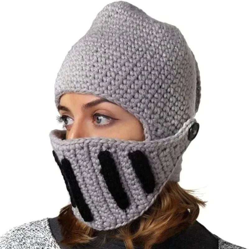 Römischer Ritter Beanie-Mütze aus Strick