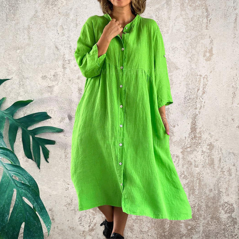 Einfacher, stimmungsvoller, lockerer Kleid