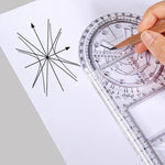 Multifunktionales geometrisches Lineal
