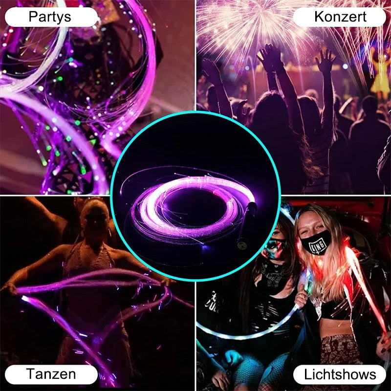 Wiederaufladbare LED-Lichtpeitsche