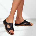 Lässige Damen-Slip Toe Sandalen