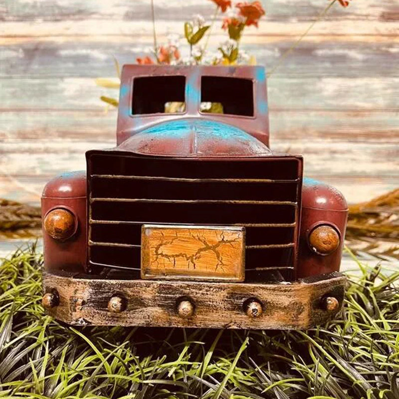 Frühling Sommer großer rustikaler Bauernwagen