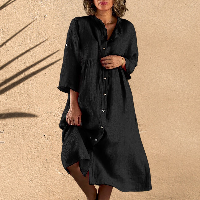 Einfacher, stimmungsvoller, lockerer Kleid
