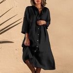 Einfacher, stimmungsvoller, lockerer Kleid