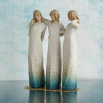 An meiner Seite, geformte handbemalte Figur