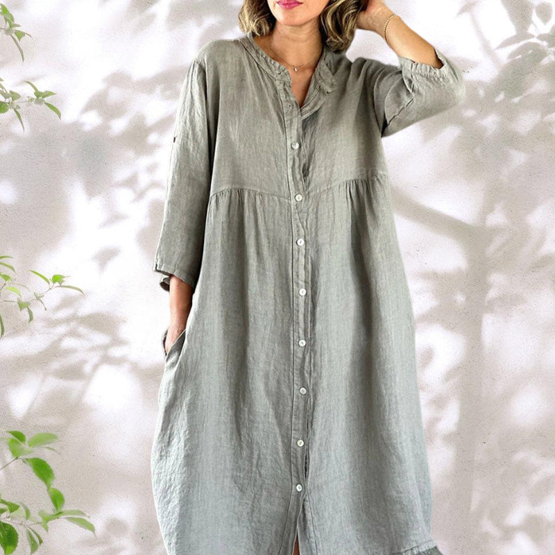 Einfacher, stimmungsvoller, lockerer Kleid