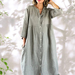 Einfacher, stimmungsvoller, lockerer Kleid