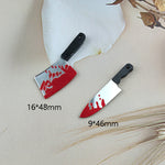 Halloween Gruseliges blutiges Messerornament