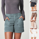 Stretch-Twill-Shorts für Damen