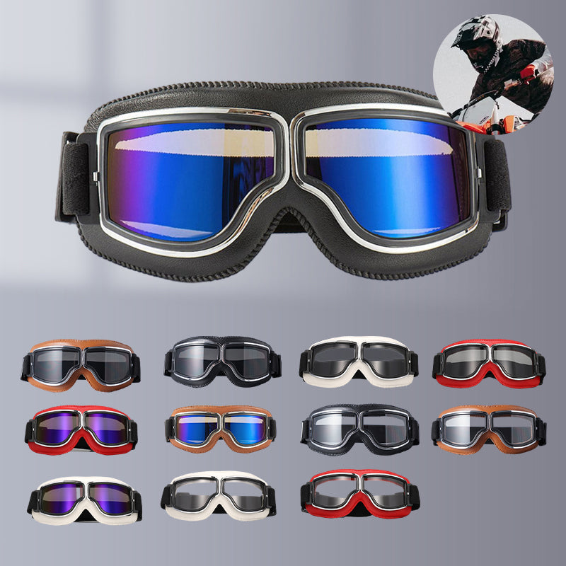 Vintage-Motorradbrille