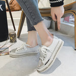 ✨💎SNEAKERS AUS DIAMOND SILVER LEDER💎✨