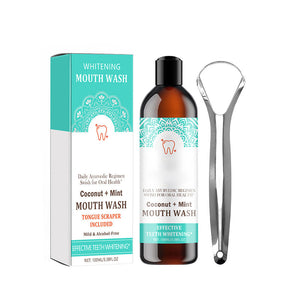 Mundwasser für weiße Zähne