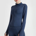 Schnell trocknende Yoga-Langarmjacke für Damen