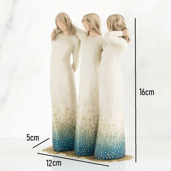 An meiner Seite, geformte handbemalte Figur