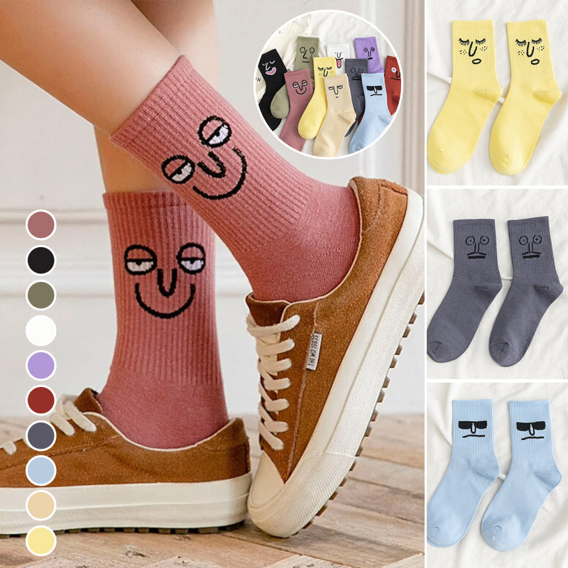 Lustige Gesichtsausdrucksocken
