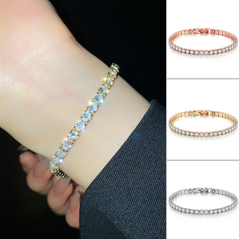 Funkelndes Moissanite-Armband