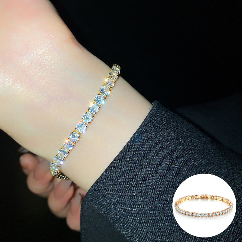 Funkelndes Moissanite-Armband