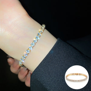 Funkelndes Moissanite-Armband
